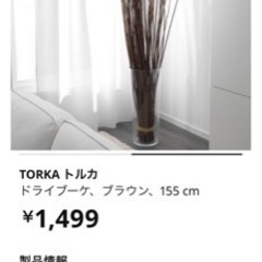 イケア ドライブーケ 枝2種 インテリアのアクセントに！IKEAの画像