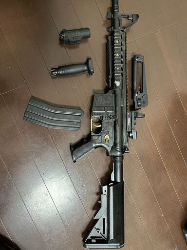 10禁エアガン 東京マルイライトプロM4CQB タンカラーモデル(黒に