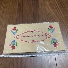 未使用　ハンドメイド　ティッシュケース
