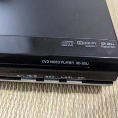 【ジャンク】TOSHIBA DVDビデオプレーヤー SD-300J 2009年製の画像