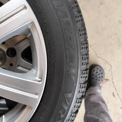 155/65r14　ブリザックVRX付社外アルミセットの画像