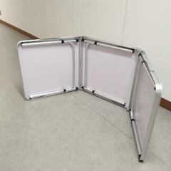 受け渡し者決まりました。期間限定価格！Mermont 折り畳みアルミテーブル(高さ調整機能付き)の画像