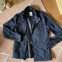 yd男性用ジャケット、サイズS、ネイビー