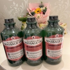 ＜プロズビ＞ ウォーターソルブル#マッサージオイル ローズ1L 1本未使用中古品の画像