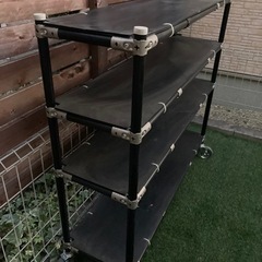 【イレクターパイプ】便利な棚 ガーデニングやメダカ飼育にもの画像