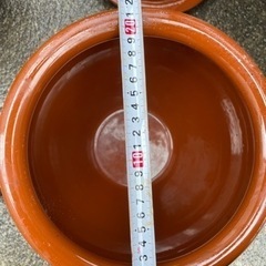 久松窯　漬物容器　丸壺　陶器製　蓋付き 6点セットの画像