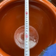 久松窯　漬物容器　丸壺　陶器製　蓋付き 6点セットの画像