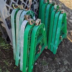 樹脂製単管バリケード14個の画像