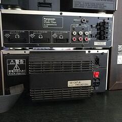 オーディオ アンプ セット パナソニック ジャンク品の画像