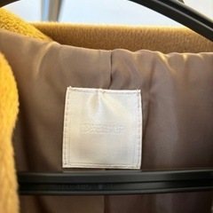 ★超美品【DRESKIP】フード付きレディースコート キャメル Ｌの画像