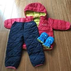【mont-bell ジャケットセット】ジャケット、ボトム、手袋...