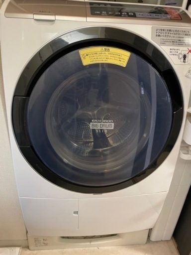 ※お取り引き先決定しました※ HITACHI ドラム式洗濯機　左開き