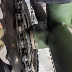 自転車のクランクが外せません😭