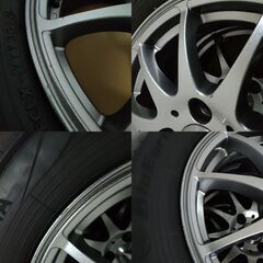15インチ 4穴 アルミホイール タイヤおまけ GB3 フリードに装着していました。の画像