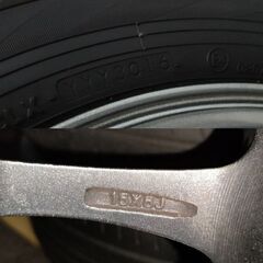 15インチ 4穴 アルミホイール タイヤおまけ GB3 フリードに装着していました。の画像