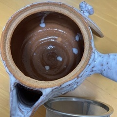 萩焼き　急須の画像