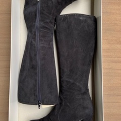 Melange★ロングブーツ 24cm クロシルキーの画像