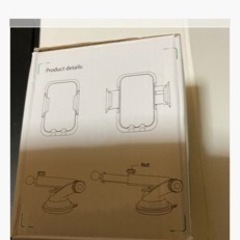 未使用に近い　車載用ホルダー　スマホホルダー　吸盤式の画像