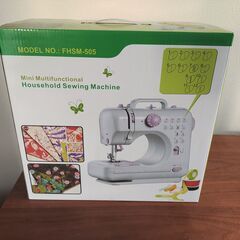 ジャンク品 コンパクト電動ミシン FHSM-505　ソーイングミニ
