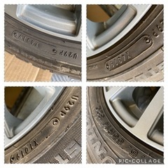 ホンダ　フィットに履いていたスタッドレスタイヤ中古の画像