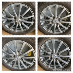 ホンダ　フィットに履いていたスタッドレスタイヤ中古の画像