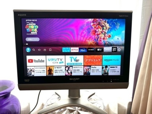 液晶テレビ　Sharp Aquosテレビ20型　LC-20E5
