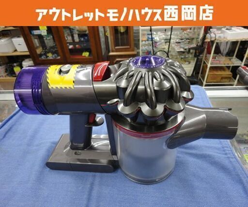 ダイソン コードレスクリーナー V8 Slim Fluffy SV10K サイクロン掃除機 スタンド付 付属品あり Dyson 西岡店