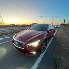 スカイラインHVタイプP３５０GT車検８年１月アラウンドビユーナビTVバックモニタの画像