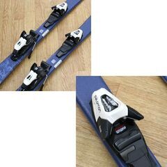 子供用スキー 120cm SALOMON MAX-JR ブルー系 調整ビンディング付き