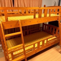 子供用2段ベッド＋マット＋ハシゴ