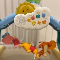 【美品】くまのプーさん えらべる回転 6WAYジムにへんしんメリーの画像