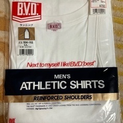 新品　未使用　BVD メンズ　ランニング　ホワイト　LL