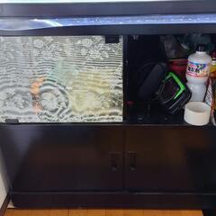 90cmフチあり水槽ライトフィルター台セット　の画像