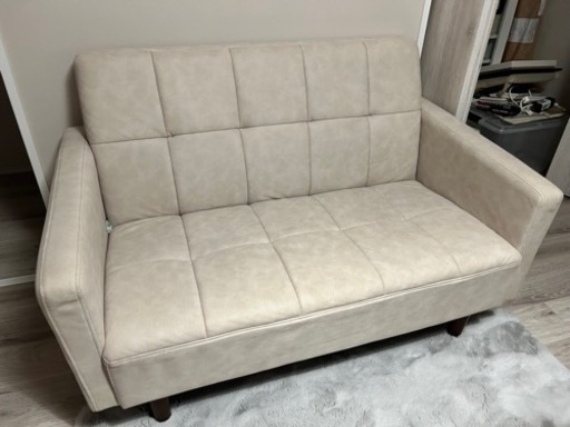 B-COMPANY 2人掛け　キルトソファ