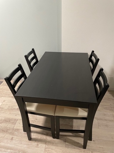 IKEA ダイニングテーブルセット チェア4脚 インゴルフ IKEAダイニング