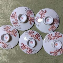 昭和レトロ　茶碗蒸し用　食器　5個セットの画像