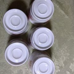 昭和レトロ　茶碗蒸し用　食器　5個セットの画像
