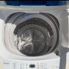 ★無料0円★全自動洗濯機 ハイアール ホワイトの画像