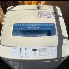 ★無料0円★全自動洗濯機 ハイアール ホワイトの画像