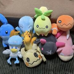 【新品未使用】ポケモン ぬいぐるみ 9点セット ミズゴロウ ヤド...