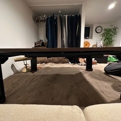 【お譲りします】ニトリ　コタツ　ブラウン　105×70 フラットヒーターの画像