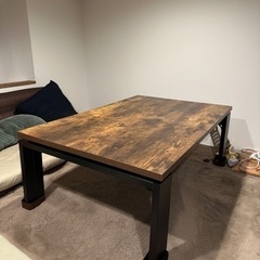 【お譲りします】ニトリ　コタツ　ブラウン　105×70 フラットヒーターの画像