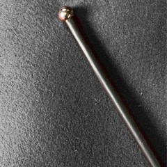 9800JPY【11mm真鍮球】BALL Attachment SCREW TYPEトランペット 凹み直し 超ロングボールドライバー螺子式 FOR TRUMPET PIPE or BELL.の画像