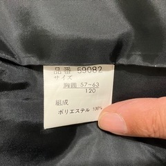 中古子供用スーツ（サイズ120）・直接引き取り可能な方のみの画像