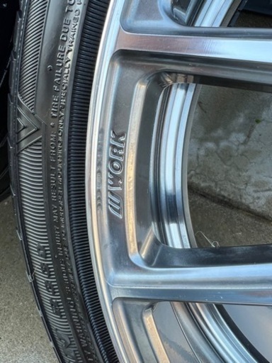 値下げ中　ワーク　レイバー　4本セット　M006 ウィンラン　255/35r20
