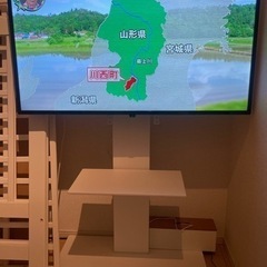 ジョワイユ 40型テレビ SW40TVW テレビスタンドセット