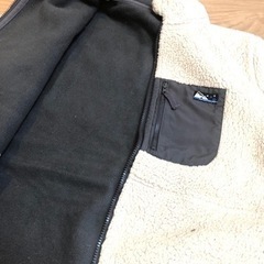 ボア　フリース暖か防寒ジャケットの画像