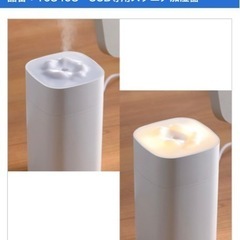 USB専用スクエア加湿器2個セット　新品未使用の画像