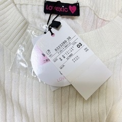 未使用　タグ付き　Lovetoxic ラブトキシャック　L 160 ニット　トップスの画像