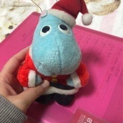 ぬいぐるみ　ムーミンサンタ